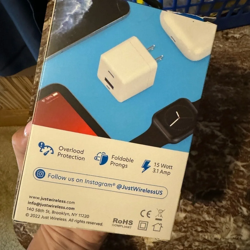 Dual home charger- block only